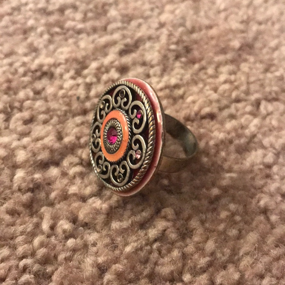 FREE IF BUNDLED: Pink Circular Ring